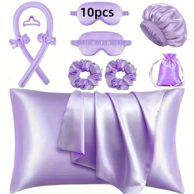 LUXION Heatless Curling Sleep Set