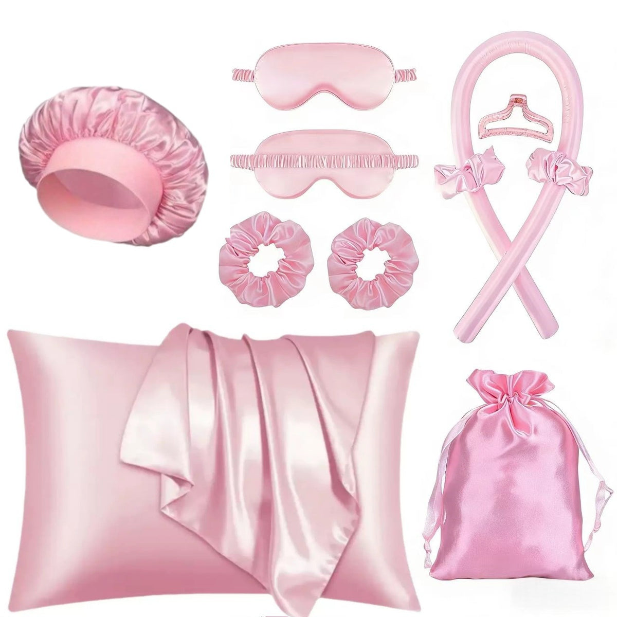 LUXION Heatless Curling Sleep Set