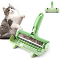 Resuable Pet Hair Remover Cat & Dog Fur Lint Roller for Furniture & Clothing,Green